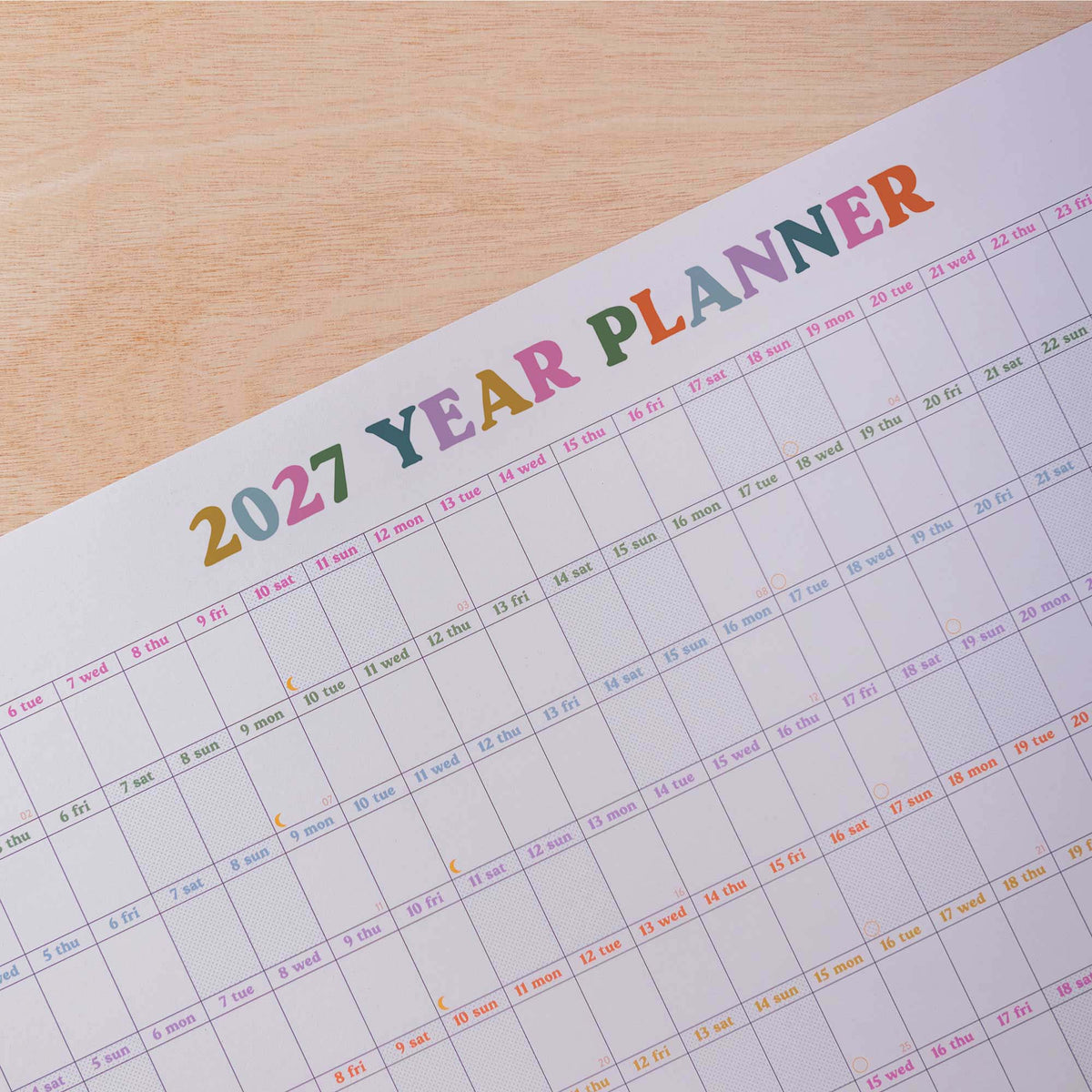 2027 A1 Landscape Wall Planner This Is The Year Recycled
