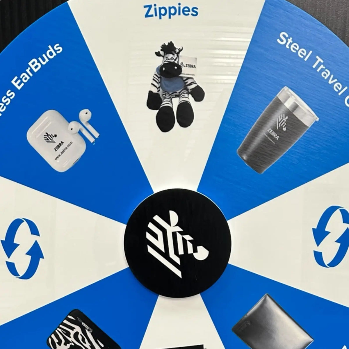 Custom spinning wheel – event spin display | bespoke signage stand