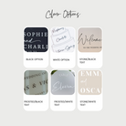 Black & White Event Table Numbers in different Fonts.