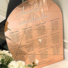 Material Options of different mirrors, wood and Acrylic