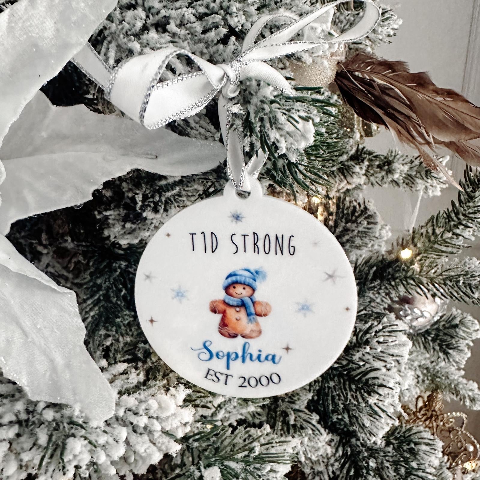 T1D Warrior Personalised Christmas Gift