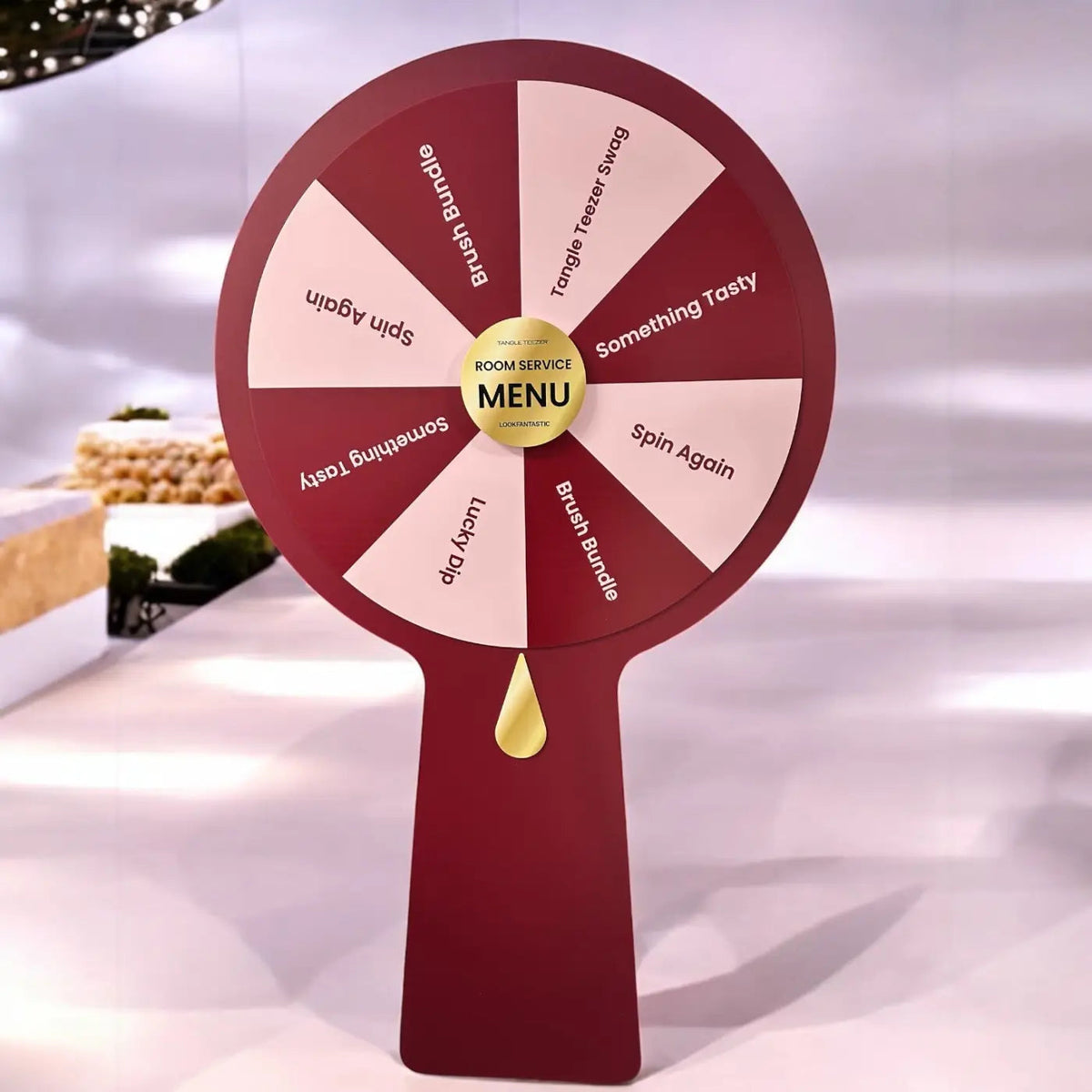 Custom spinning wheel – event spin display | bespoke signage stand