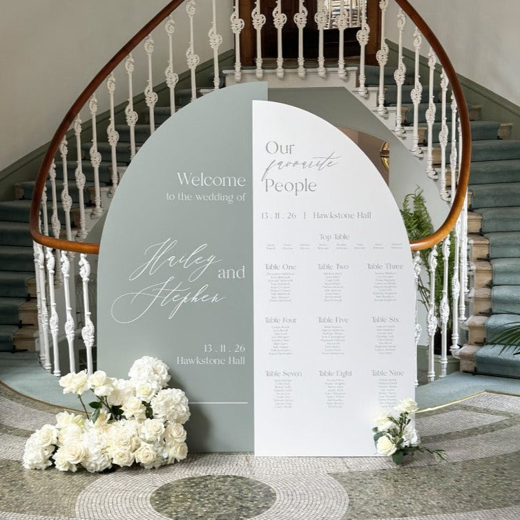 Sage Green Extra Large Wedding Sign