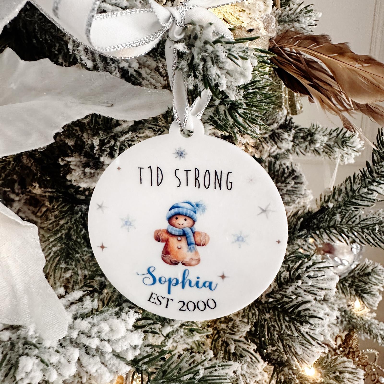 Children's Type 1 Diabetes Charity Bauble