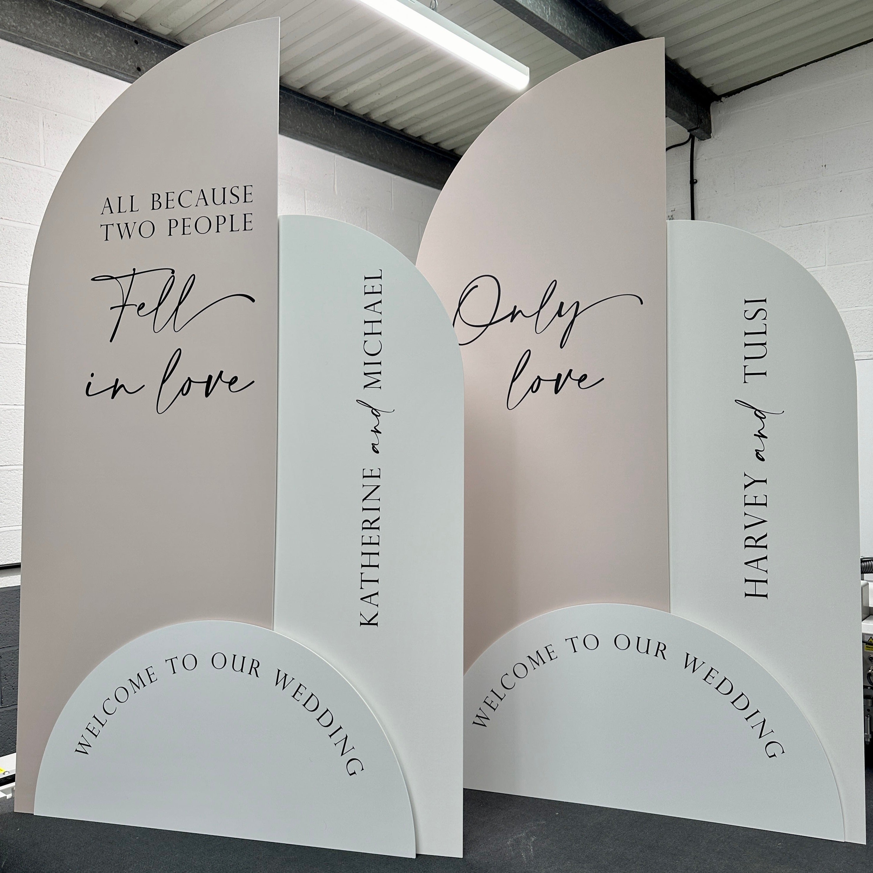 A stack of white foam sheets or boards, with the text "5mm Foamboard" indicating the size of the foam sheets.