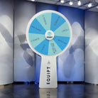 Custom spinning wheel – event spin display | bespoke signage stand