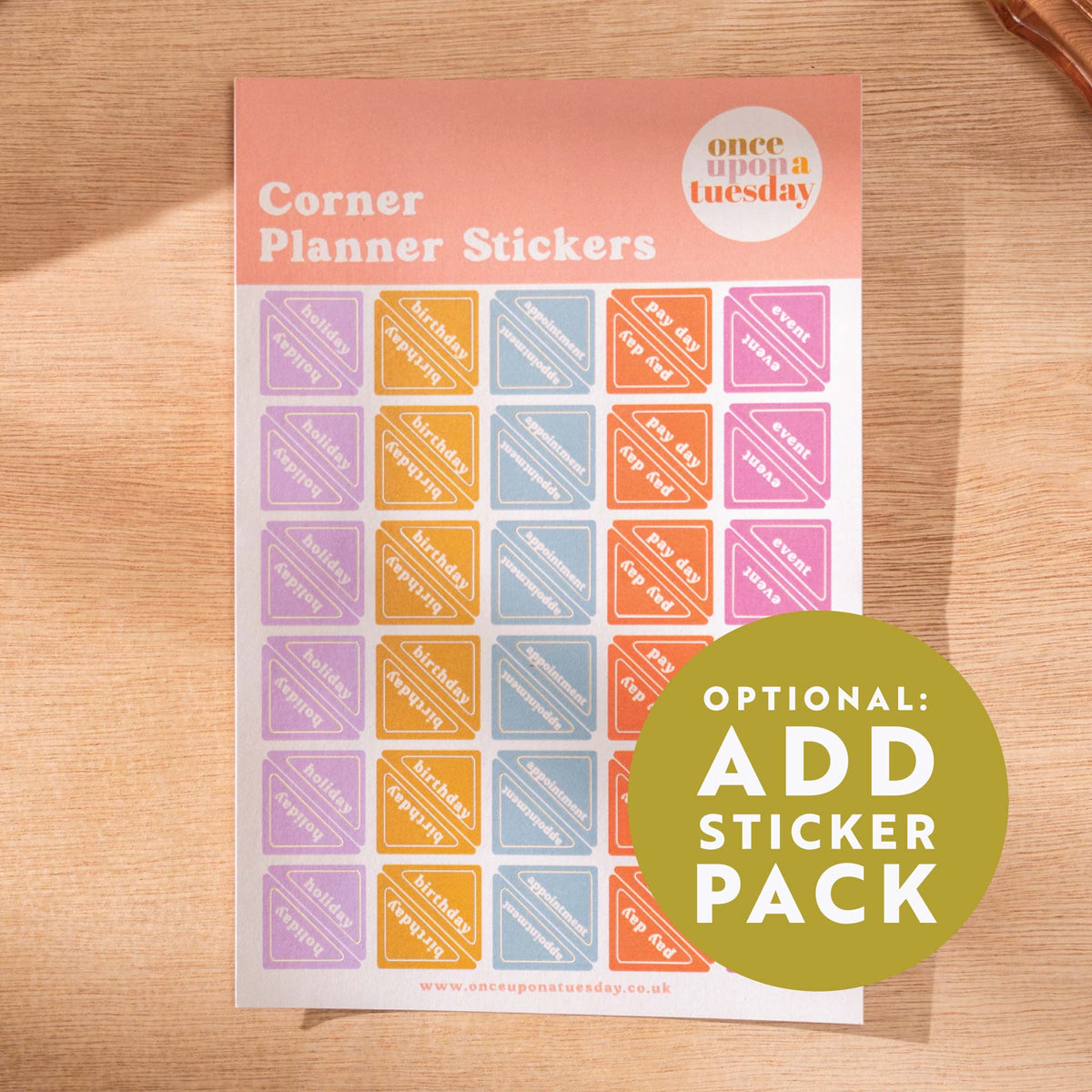 2025–2026 Academic Year Wall Planner Landscape Colour-Blocked Monthly