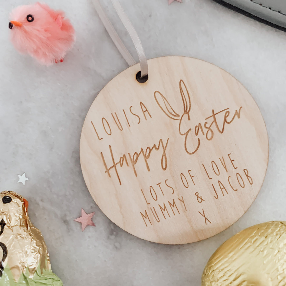 Personalised Happy Easter Decoration