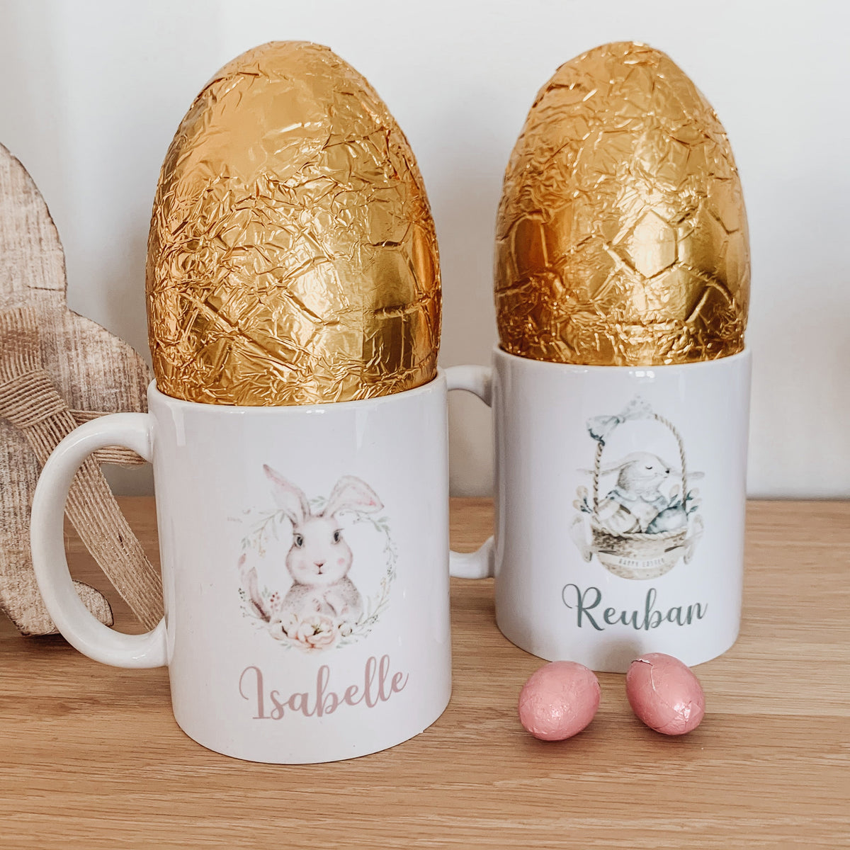 Personalised Easter Rabbit Mugs