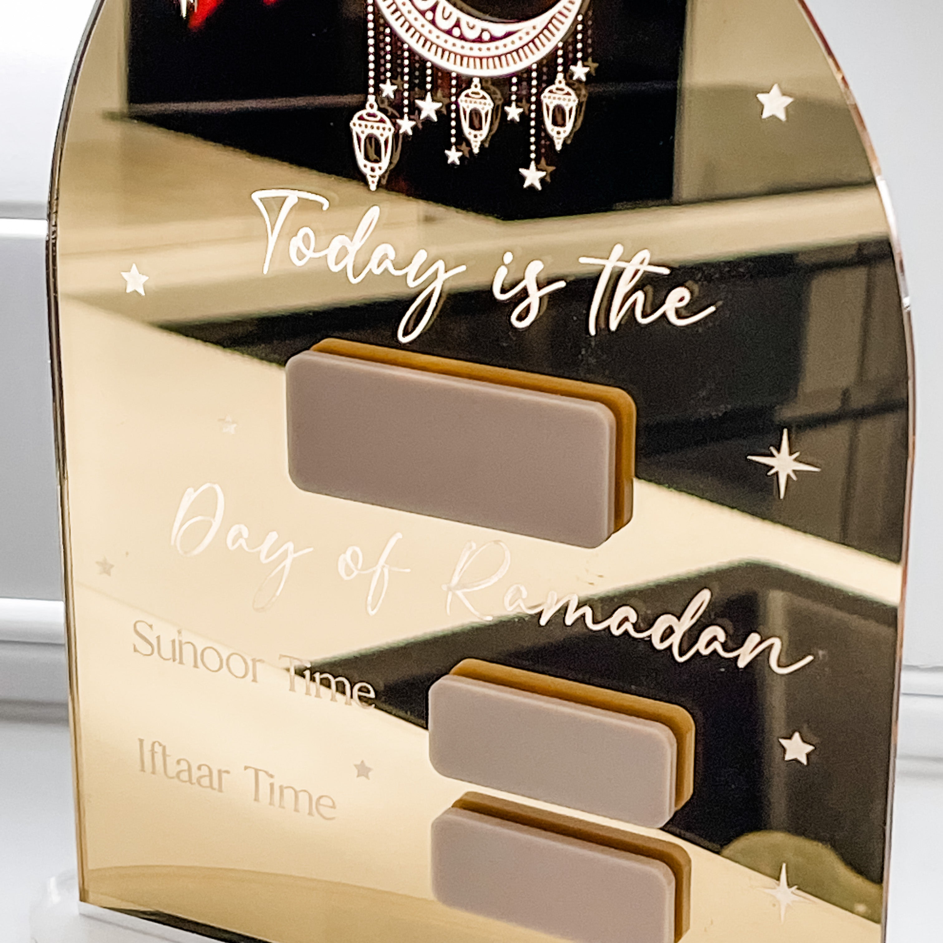 Bespoke Ramadan Countdown Sign