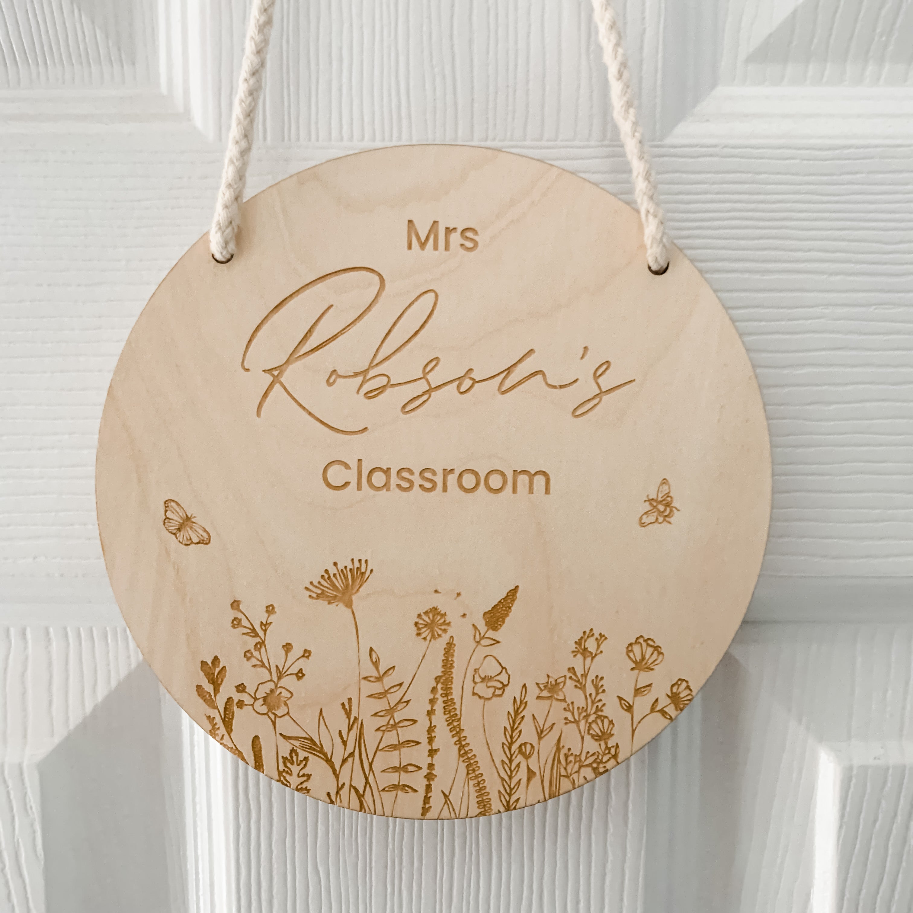 Bespoke Classroom Door Sign