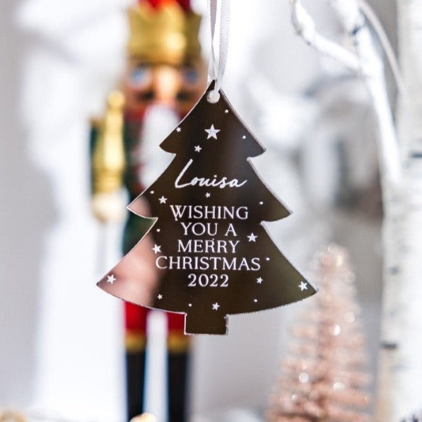 Personalised Christmas Tree Decoration