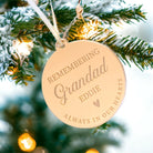 Gold Mirror Remembrance Keepsake Hanging Tag