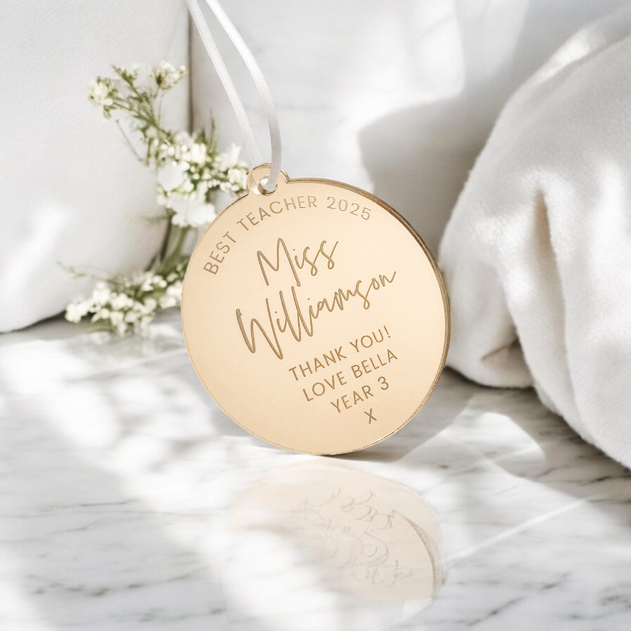 Best Teacher Thank You Personalised Keepsake Gift