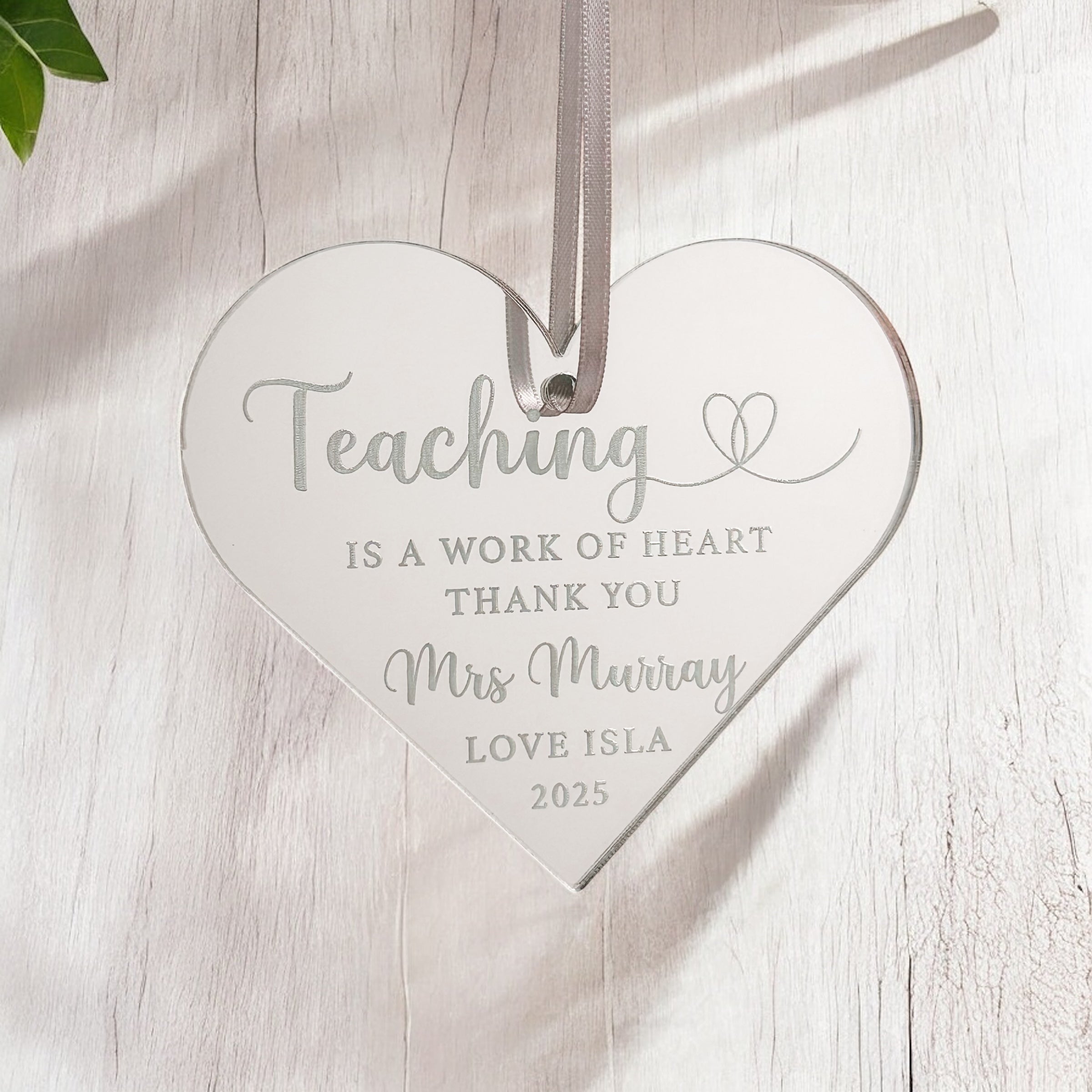 Personalised Teacher Thank You Gift 