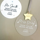 Thank You Teacher Personalised Keepsake Gift