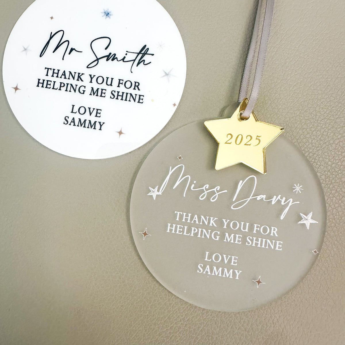 Thank You Teacher Personalised Keepsake Gift