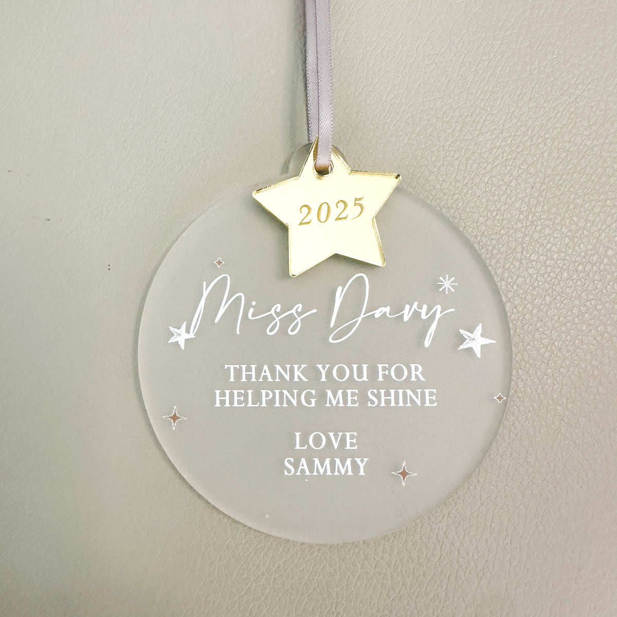 Best Teacher Personalised Star Gift