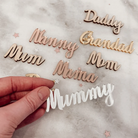 Mama, Mom, Nana, Grandad Cake Charms
