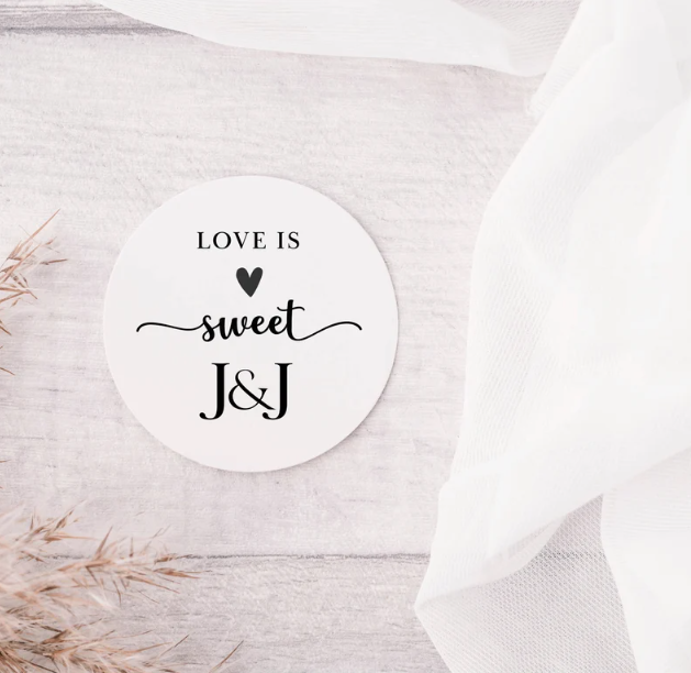 Sweet Trolley Personalised  Labels
