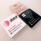 Acrylic business cards – custom double sided square premium branding