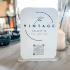 Acrylic business sign – custom branded display | luxury plaque made to order