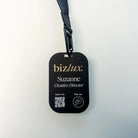 Acrylic lanyard tag - custom badge with nfc id | business