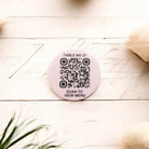 Acrylic qr order sign - personalised | uv printed contactless display