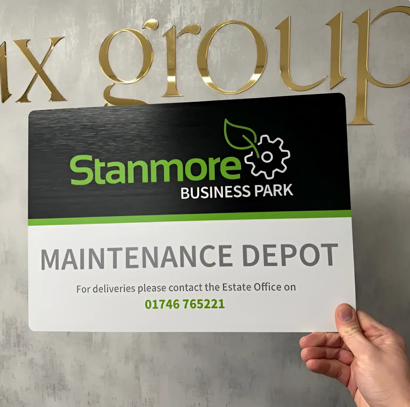 Aluminium dibond signs – durable outdoor metal business | uv printed & weatherproof