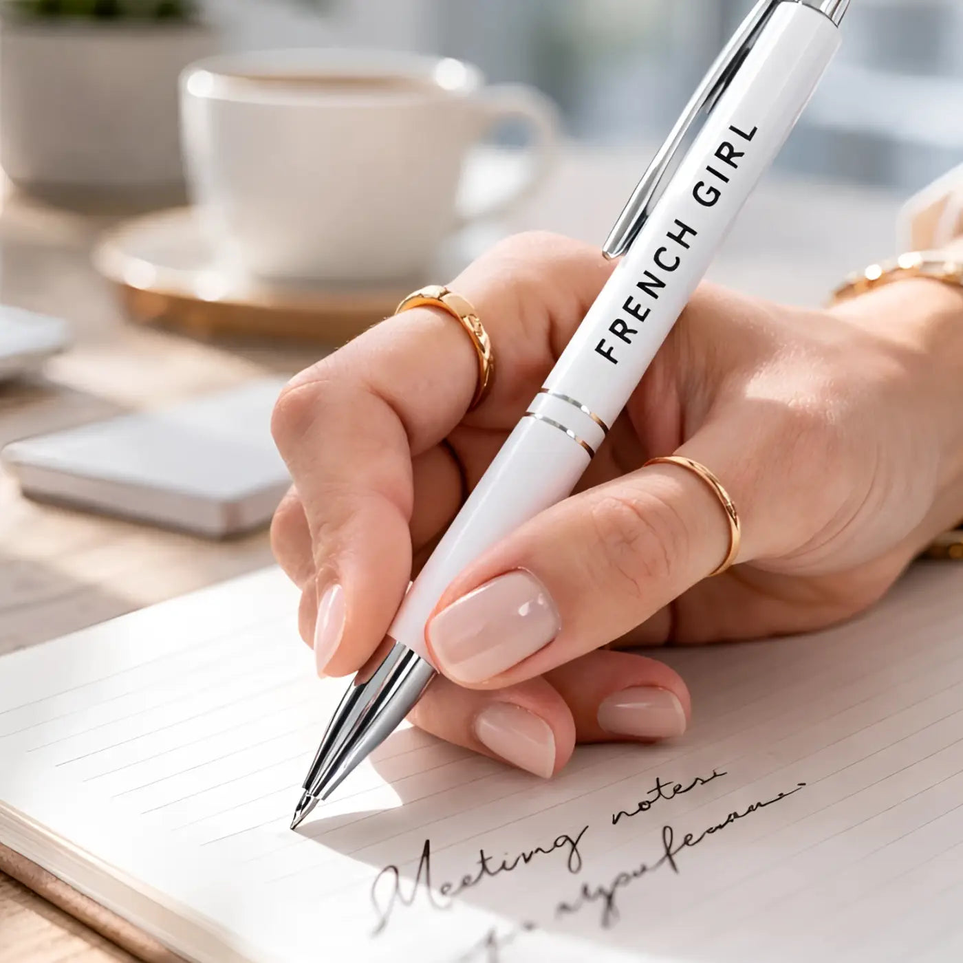 Aluminium push-button pen – premium writing pens | smooth ink ballpoint | pack of ten - branded merchandise