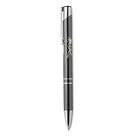 Aluminium push-button pen – premium writing pens | smooth ink ballpoint | pack of ten - branded merchandise