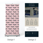 Budget roller banner - custom printed display stand | portable event uk