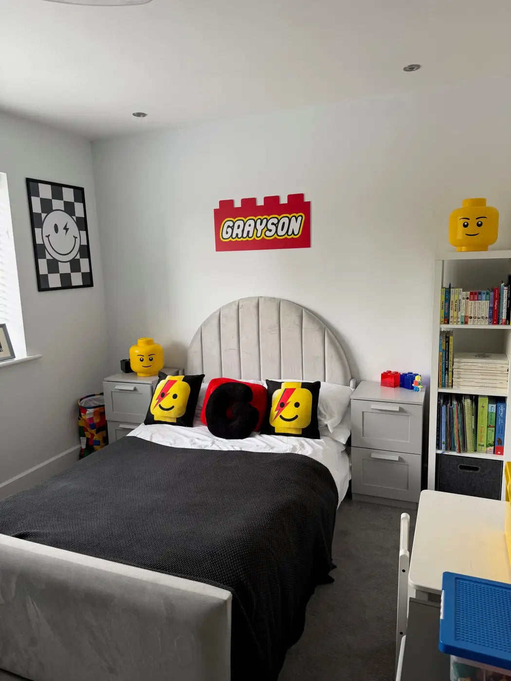 Building block name sign – personalised | custom kids wall art - children’s decor