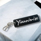 Custom acrylic keyring – precision cut business keychain | logo key holder