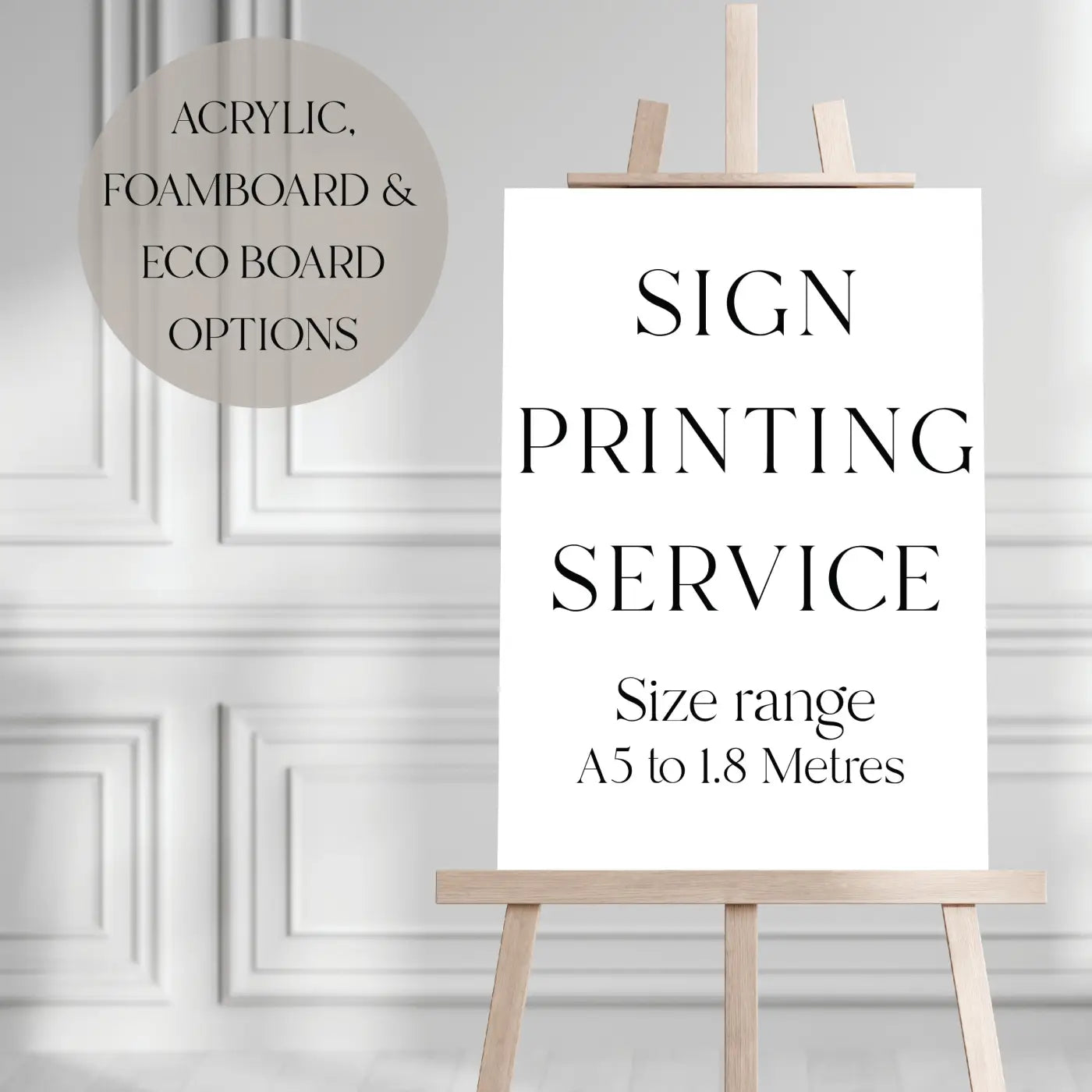 Custom acrylic signs – uv printed signage | glossy finish & clear boards