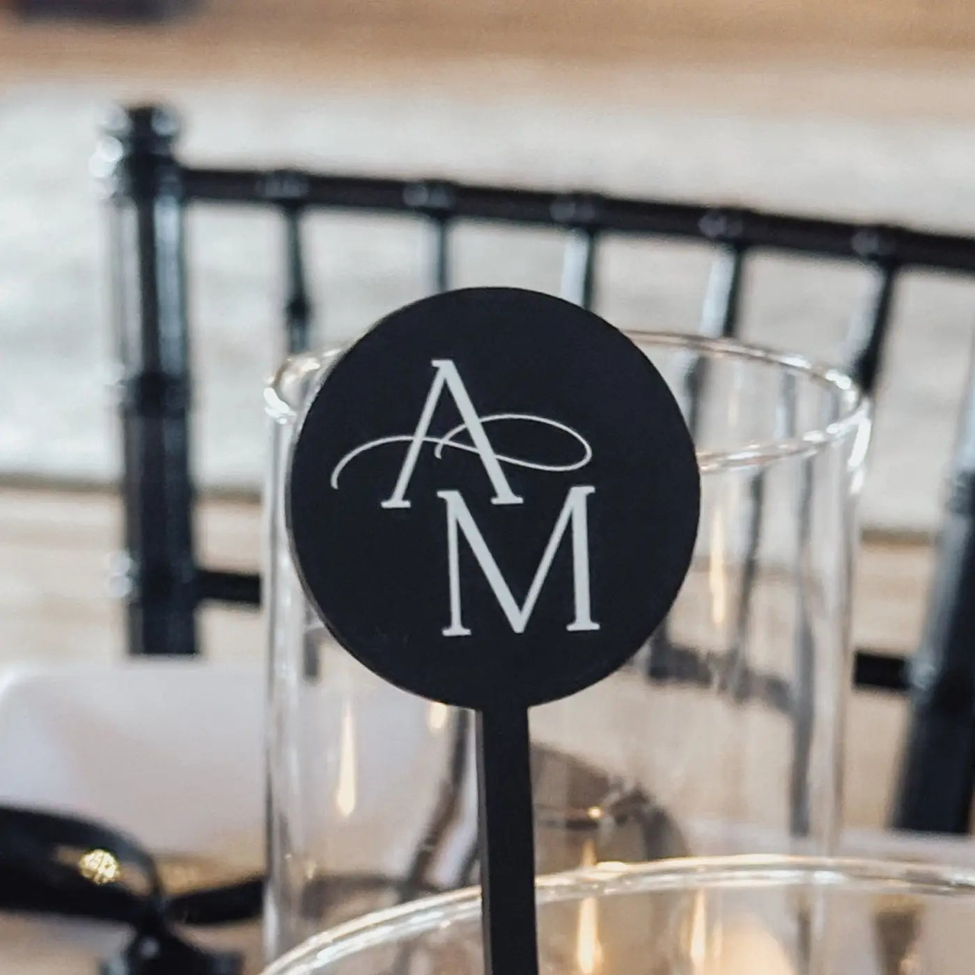 Custom acrylic stirrer – luxury business drink stirrers | personalised logo design