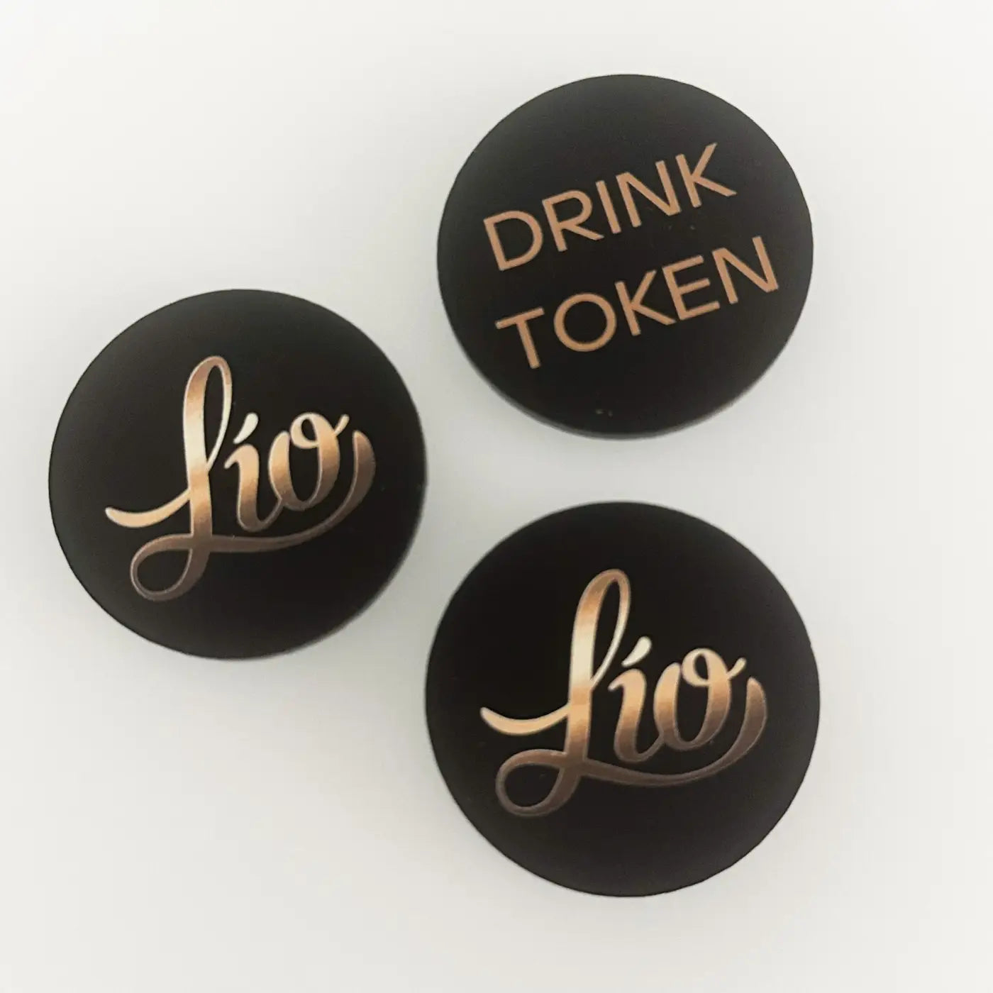 Custom acrylic tokens – precision cut luxury drink for business events uk
