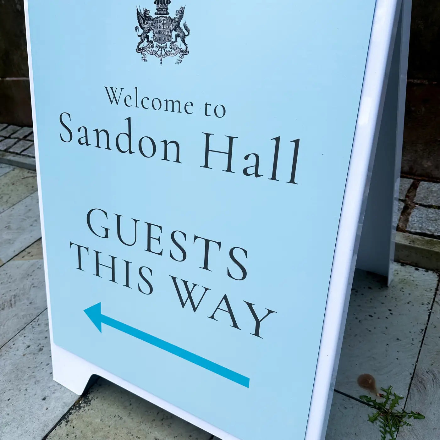 Custom business a board – luxury personalised pavement sign | premium outdoor signage