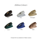 Custom business ribbon – luxury foil printed satin rolls for branding