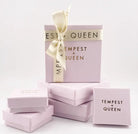 Custom business ribbon – luxury foil printed satin rolls for branding