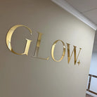 Custom cut letters | luxury shop sign - personalised business acrylic wall logo