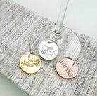 Custom drinks charms – personalised acrylic | luxury event branding accessories