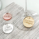 Custom drinks charms – personalised acrylic | luxury event branding accessories