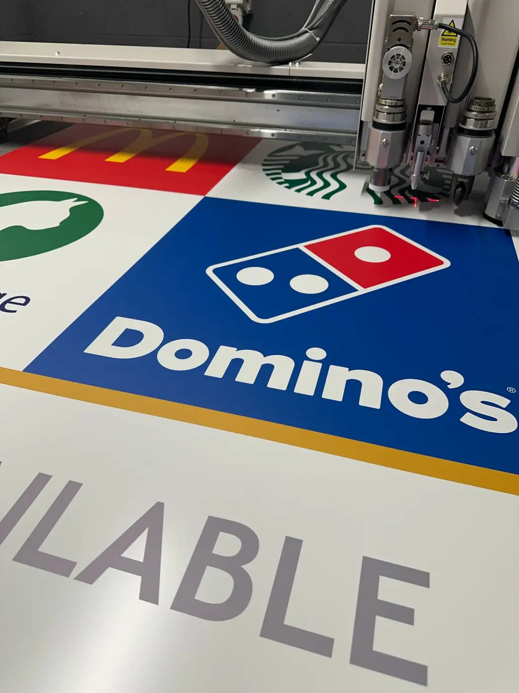 Custom eco board sign | recyclable paperboard - lightweight rigid full colour printing