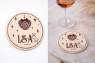 Custom logo coasters | premium pulp board - personalised drink mats