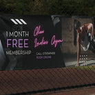 Custom printed banners – luxury pvc mesh & eco material | personalised event branding