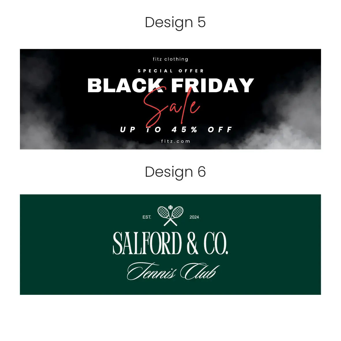 Custom printed banners – luxury pvc mesh & eco material | personalised event branding