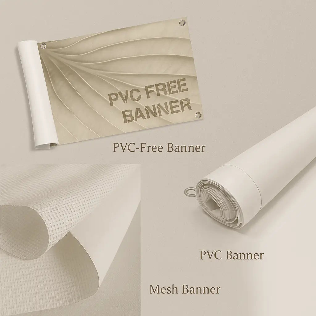 Custom printed banners – luxury pvc mesh & eco material | personalised event branding