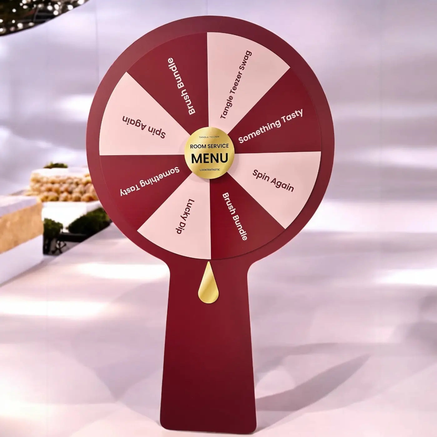 Custom spinning wheel – event spin display | bespoke signage stand