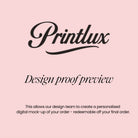 Design preview – custom printlux product